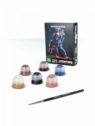 Citadel Ultramarines Paint Set (6 barev a štětec)
