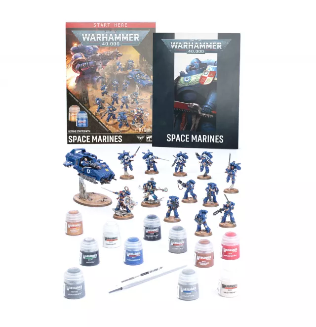 Warhammer 40,000 - Getting Started with Space Marines ENG - Stolová hra