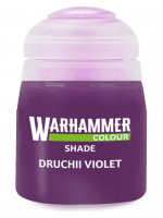 Warhammer Colour Shade (Druchii Violet) - tónová farba, fialová 2022