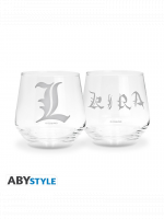 Poháre Death Note - Kira & L Glass Set (2 ks)