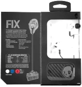 Slúchadlá s mikrofónom Skullcandy FIX IN-EAR biele/chrómové