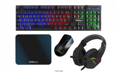 4in1 Combo Kit (klávesnica, slúchadlá, myš, podložka)