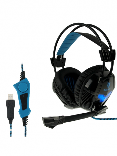 Herný stereo headset s mikrofónom SADES A30s (PC)
