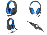Herné stereo slúchadlá Genesis Argon 200, čierno-modré