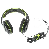 Herní stereo sluchátka s mikrofonem Sades SA708 (černo-zelená)