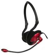 Slúchadlá s mikrofónom Speedlink Snappy Backheadset (červené)