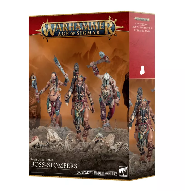 Warhammer Age of Sigmar: Sons of Behemat - Boss-Stompers (3 figúrky) - Stolová hra