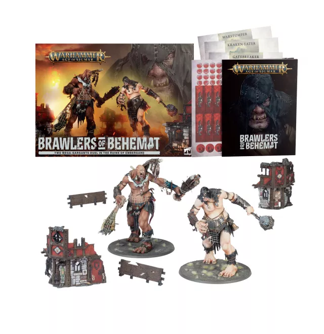 Warhammer Age of Sigmar: Sons of Behemat - Brawlers of Behemat (3 figúrky) - Stolová hra