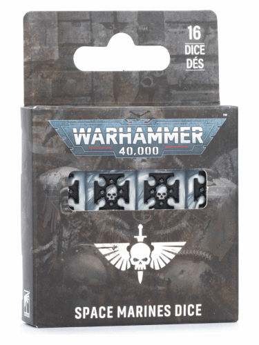 Kocky Warhammer: 40,000 - Space Marines Dice (16ks)