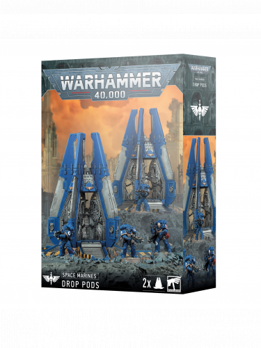 W40k: Space Marines - Drop Pods (2 figúrky)