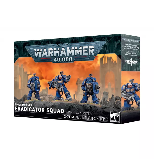 W40k: Space Marines - Eradicator Squad with Heavy Bolters (3 figúrky) - Warhammer