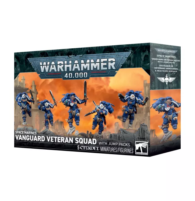 W40k: Space Marines - Vanguard Veteran Squad with Jump Packs (5 figúrok) - Warhammer