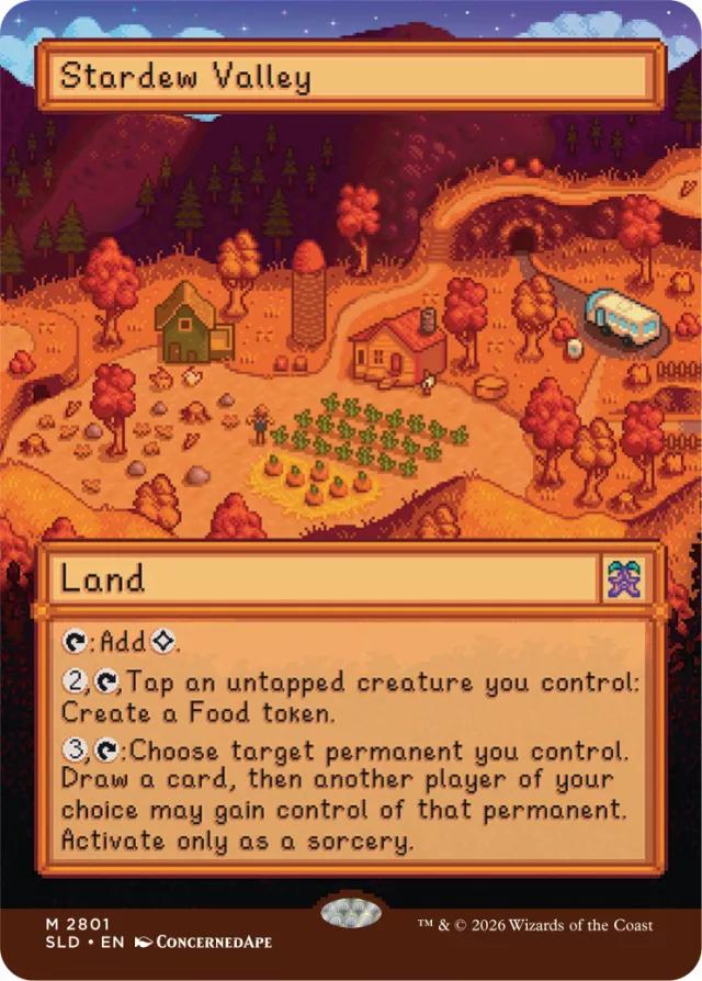 Kartová hra Magic: The Gathering Secret Lair x Stardew Valley - Magic The Gathering