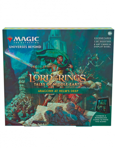 Kartová hra Magic: The Gathering Universes Beyond - LotR: Tales of the Middle Earth - Aragorn at Helm's Deep Scene Box