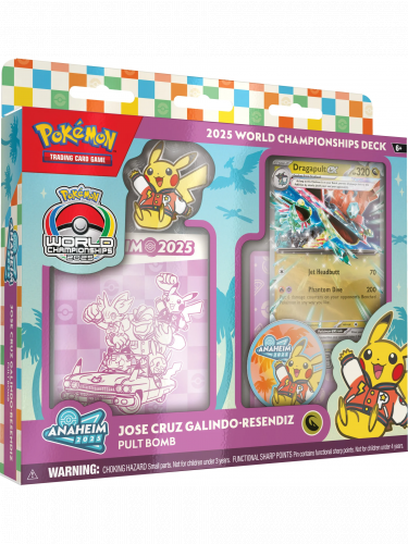 Kartová hra Pokémon TCG - 2025 World Championship Deck - Jose Cruz Galindo Resendiz - Dragapult ex - Juniors Runner-Up