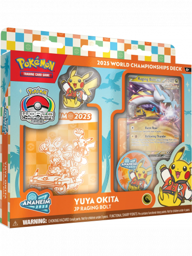Kartová hra Pokémon TCG - 2025 World Championship Deck - Yuya Okita - Raging Bolt ex - Juniors Champion