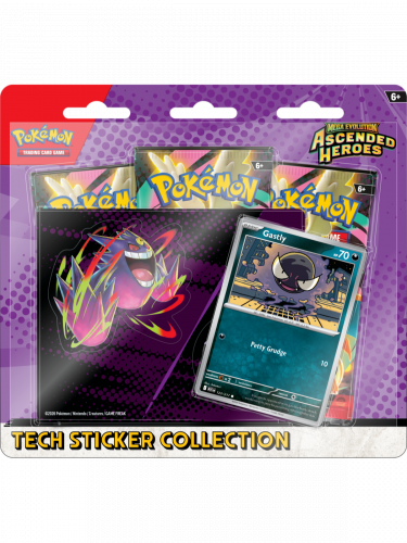 Kartová hra Pokémon TCG: Mega Evolution - Ascended Heroes Gastly Tech Sticker Collection