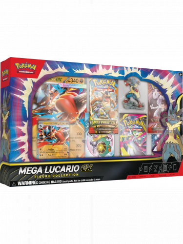 Kartová hra Pokémon TCG - Mega Lucario ex Premium Figure Collection