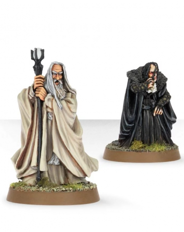 Stolová hra The Lord of The Rings - Saruman the White a Gríma Wormtongue (figurky)
