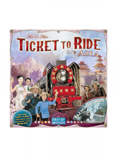 Stolová hra Ticket to Ride  - Map Collection ASIA