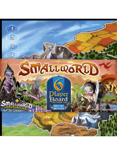 Small World - 6 Player board