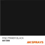 Sprej AK Fine Primer Black Spray - základná farba, čierna - Stolová hra