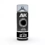 Sprej AK Fine Primer Black Spray - základná farba, čierna - AK-Interactive