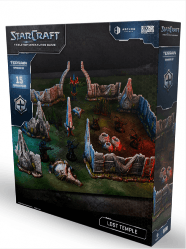Figúrková hra StarCraft – Tabletop Miniature Game – Lost Temple – Terrain Expansion Set (2 figúrky)