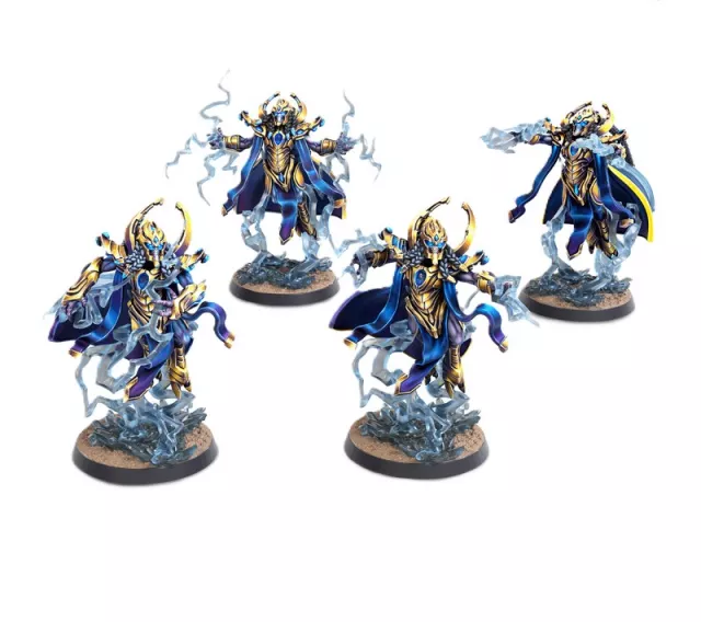 Figúrková hra StarCraft - Tabletop Miniature Game - Protoss - High Templar (4 figurky) - Stolová hra