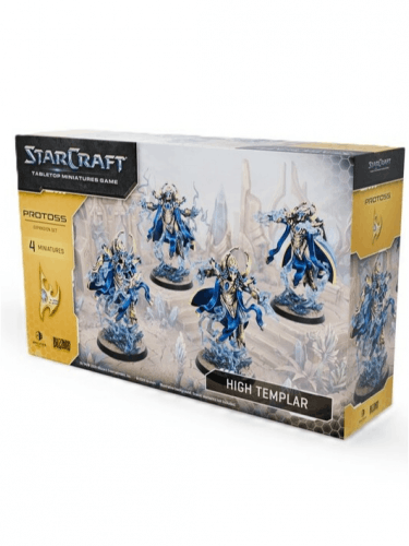 Figúrková hra StarCraft - Tabletop Miniature Game - Protoss - High Templar (4 figurky)