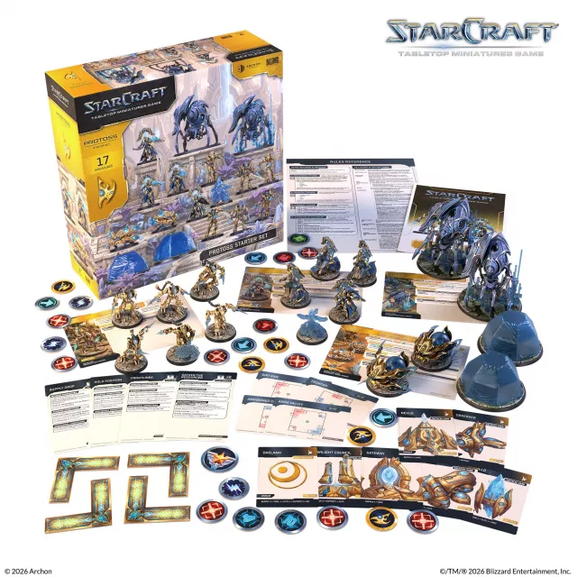 Figúrková hra StarCraft - Tabletop Miniature Game - Protoss Starter Set - Stolová hra
