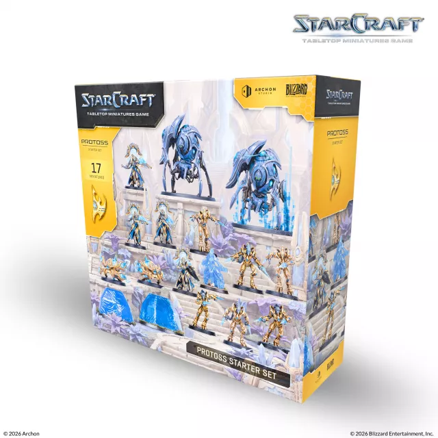 Figúrková hra StarCraft - Tabletop Miniature Game - Protoss Starter Set - Dobrodružná stolová hra
