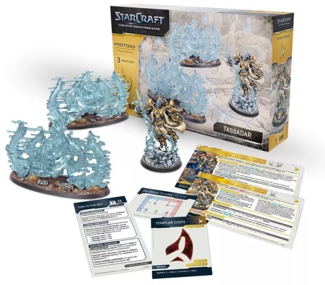 Figúrková hra StarCraft - Tabletop Miniature Game - Protoss - Tassadar (3 figúrky) - Stolová hra