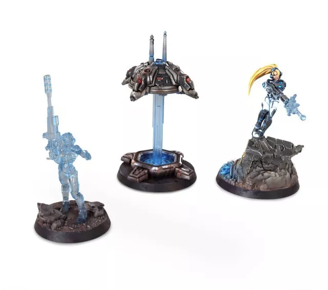 Figúrková hra StarCraft - Tabletop Miniature Game - Terran - Nova Terra & Sabotage Drone (3 figúrky) - Stolová hra