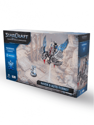 Figúrková hra StarCraft - Tabletop Miniature Game - Terran - Raven & Auto-Turret (2 figúrky)