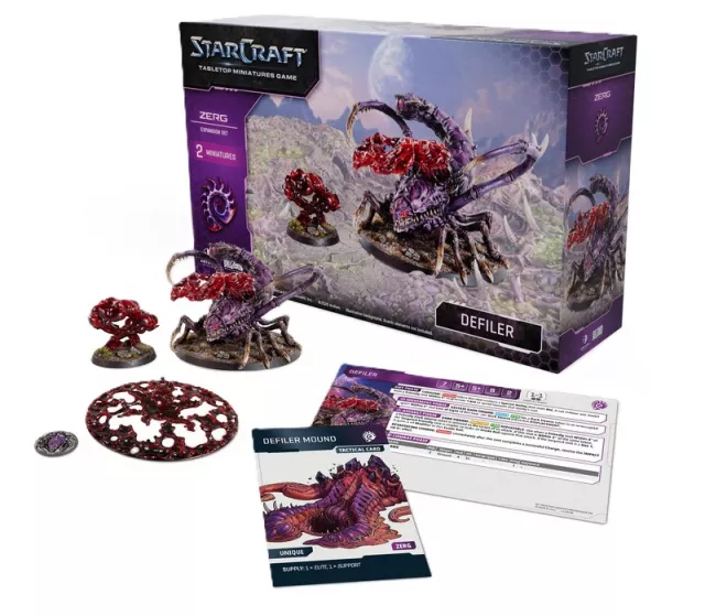 Figúrková hra StarCraft - Tabletop Miniature Game - Zerg - Defiler (2 figúrky) - Dobrodružná stolová hra