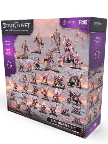 Figúrková hra StarCraft - Tabletop Miniature Game - Zerg Starter Set