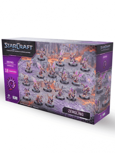 Figúrková hra StarCraft – Tabletop Miniature Game – Zergling – Expansion Set (18 figúrok)