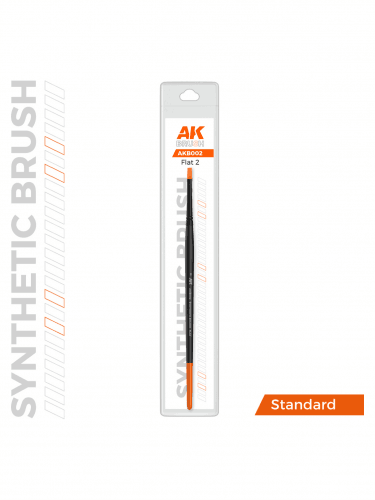 Štetec AK Synthetic Brush - Flat 2 - plochý (syntetický)