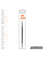 Štetec AK Synthetic Brush - Liner 17mm - linkovací (syntetický)