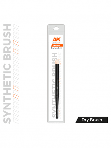 Štetec AK Synthetic Dry Brush - M - suchý (syntetický)