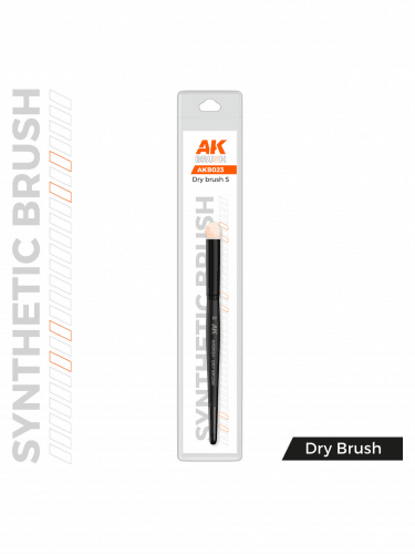 Štetec AK Synthetic Dry Brush - S - suchý (syntetický)