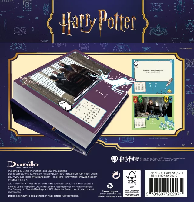 Kalendár Harry Potter 2027 (stolový)