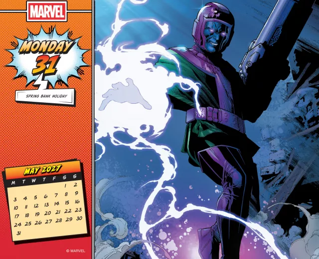 Kalendár Marvel 2027 (stolový)