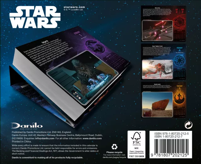 Kalendár Star Wars Classic 2027 (stolný)