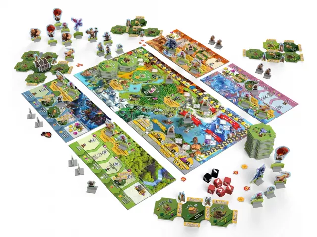 Stolová hra Clash of Clans: Epický nájezd - Vesnické vydání - Budovateľské