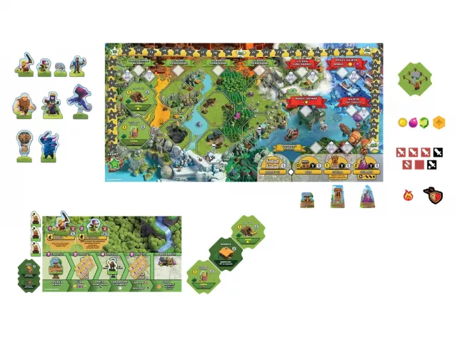 Stolová hra Clash of Clans: Epický nájezd - Vesnické vydání - Fantasy