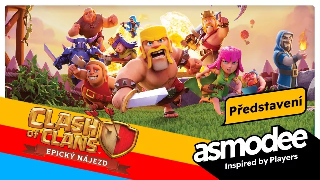 Desková hra Clash of Clans: Epický nájezd - Vesnické vydání