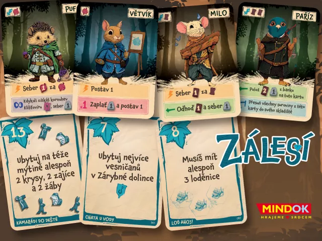 Stolová hra Zálesí - Zvierací