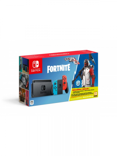 Konzola Nintendo Switch - Fortnite Bundle Neon Red/Neon Blue (SWITCH)